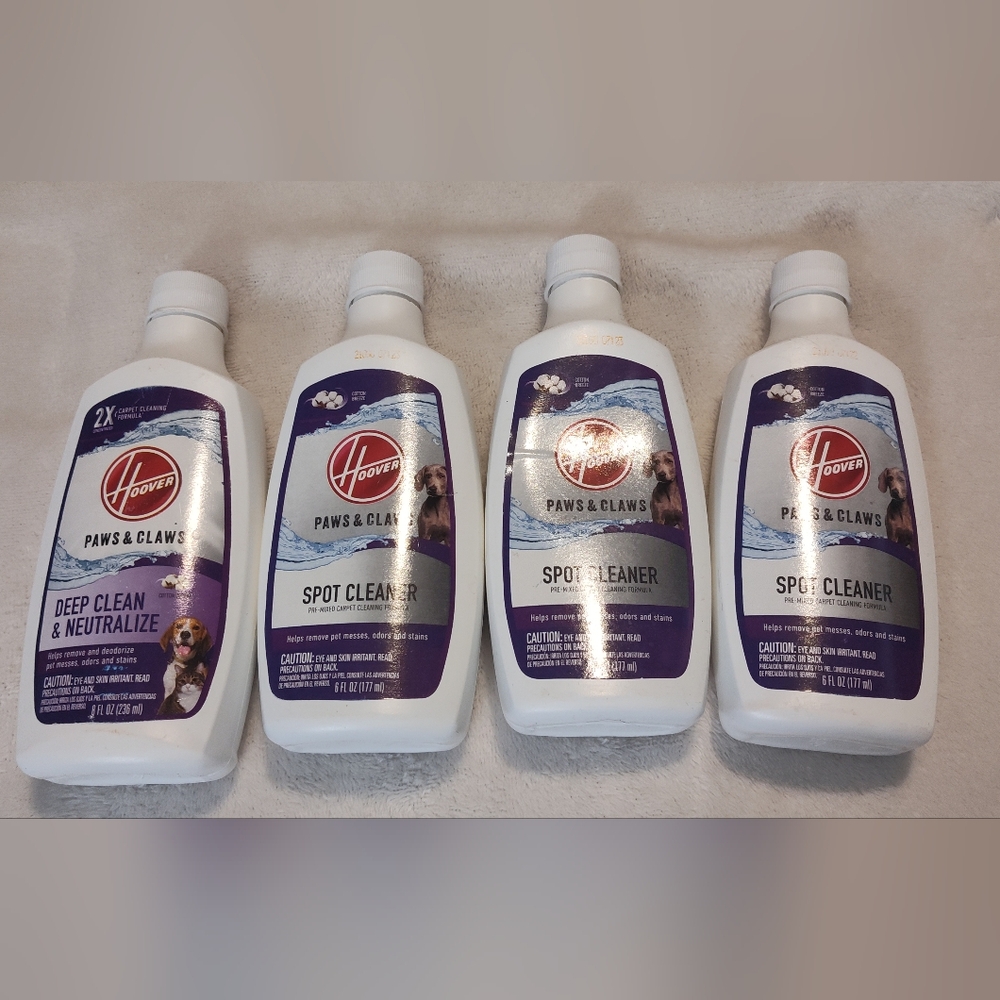 NEW!! Paws & Claws Spot Cleaner - Set Of 4